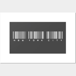 New York CIty - barcode Posters and Art